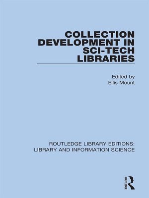 cover image of Collection Development in Sci-Tech Libraries